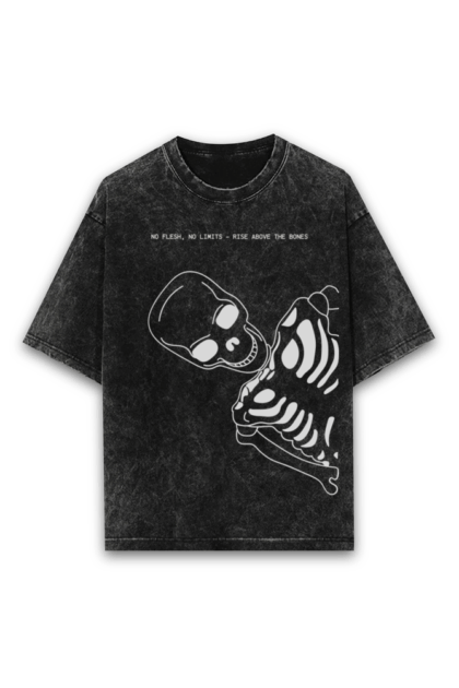 Rise Above Acid Wash Oversized T-Shirt